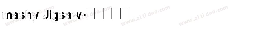 mashy Jigsaw字体转换